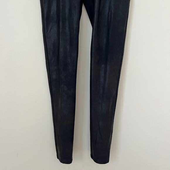 SPANX Faux Leather Leggings Black Size Small - Picture 4 of 12